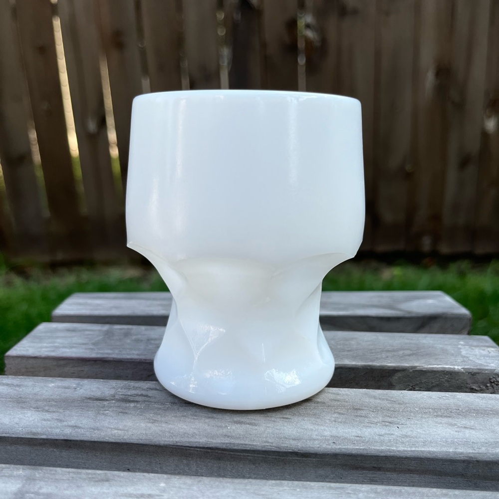 Vintage Viking Milk Glass Georgian Juice Glass